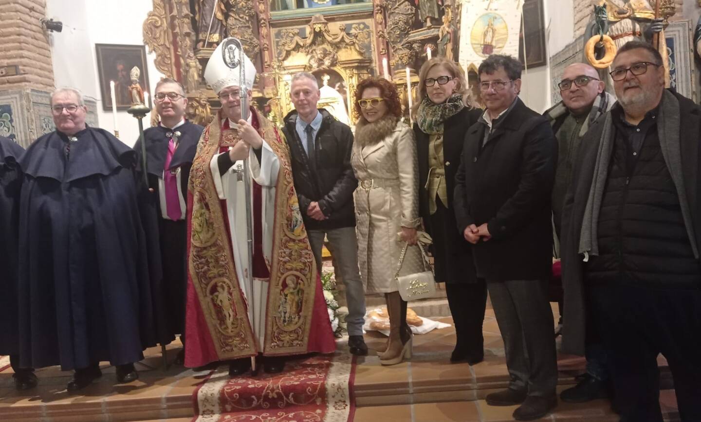 Domingo Pérez celebra San Blas con una jornada marcada por la tradición y las visitas institucionales